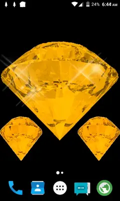 Gold Diamond Live Wallpaper PRO android App screenshot 0